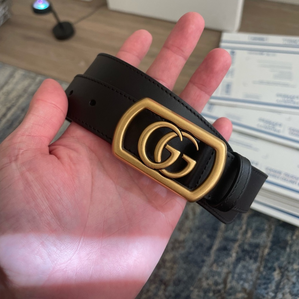 Gucci Marmont Leather Belt (30 Waist)